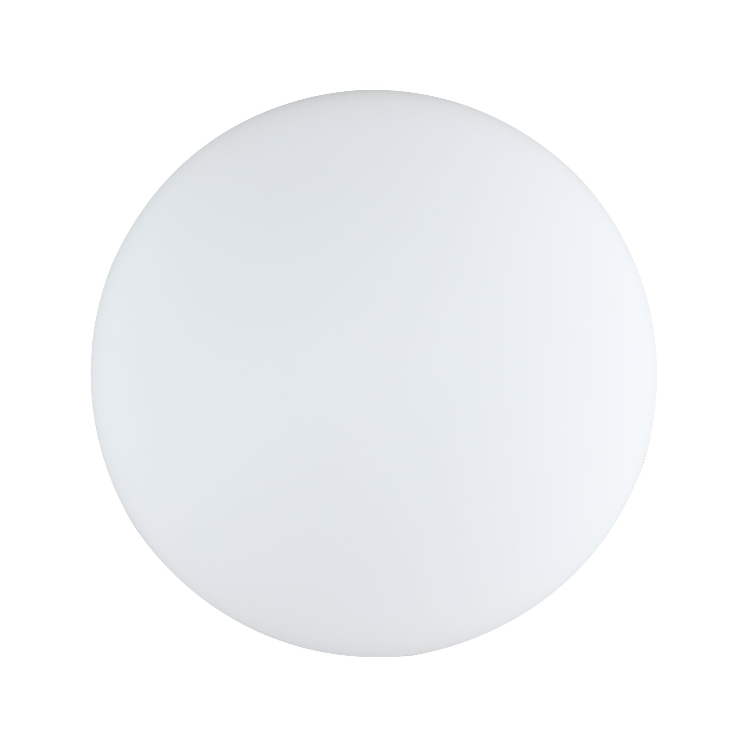 Eglo Lampada da soffitto Ella, Ø 35 cm, lampada da parete a 2 fiamme, lampada da soffitto in acciaio e vetro bianco opalino satinato, lampada per soggiorno, cucina, ufficio, corridoio, attacco E27