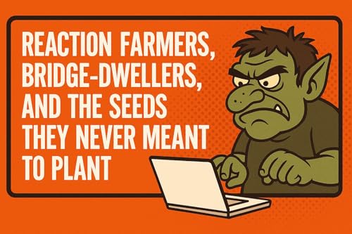 Episode 113: Reaction Farmers, Bridge-Dwellers, and the seeds they never meant to plant