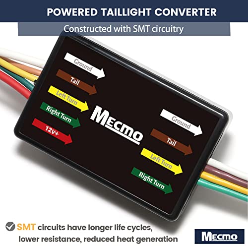 Mecmo Trailer Wiring Harness For 2005-2010 Honda Odyssey 4-Way Flat Hitch Wire Trailer Light Hook Up, Plug-In Simple T-Connector Vehicle Side Towing Harness #TOP4