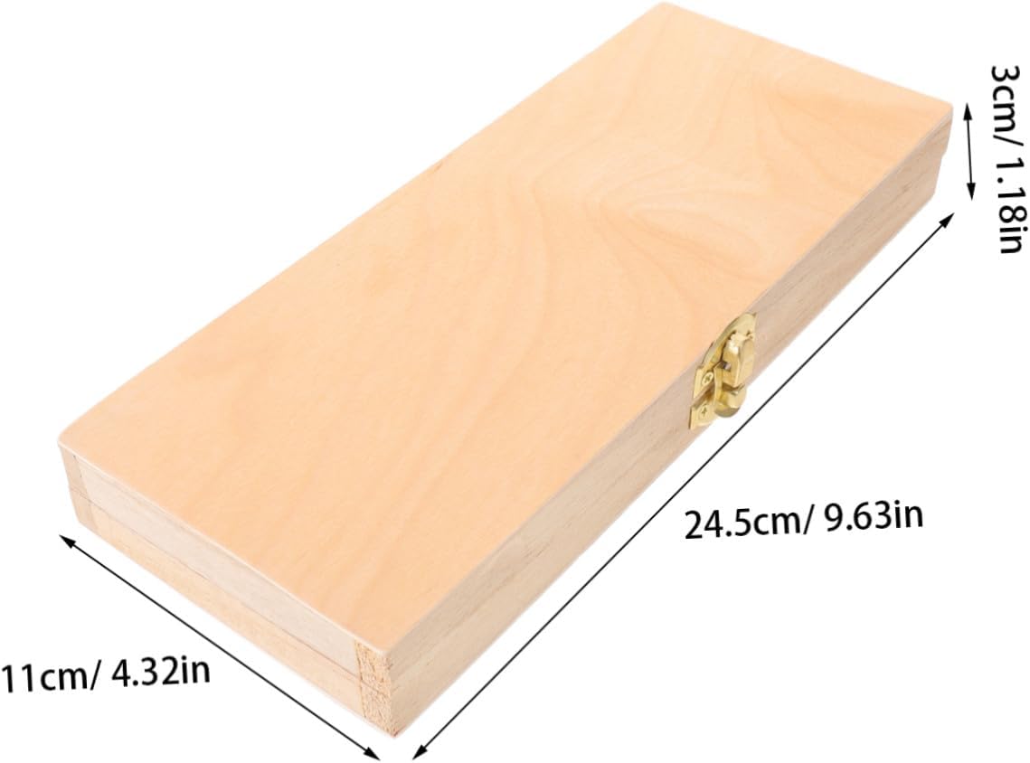 Totority 2pcs Wooden Hydrometer Storage Box for Fragile Instruments with Padding and Dedicated Protection, Elegant Homebrew Holder for Winemaking and Laboratory Settings