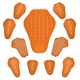 JC Jorden CE Approved Armor Pad Set, Motorcycle Jacket Replacement Pad, Knee Pads, Guards Protective