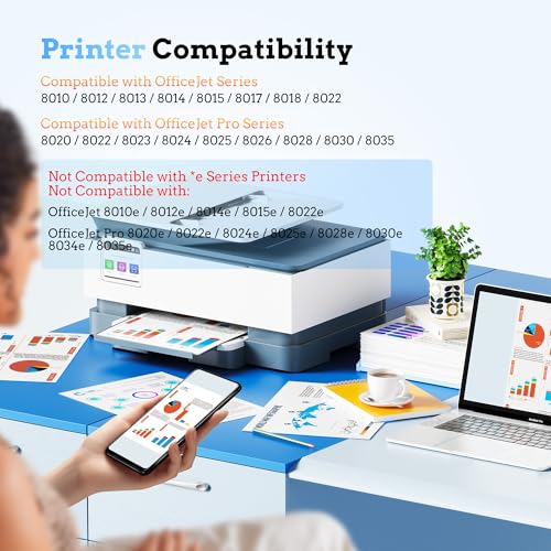 Image of LxTek 910XL Ink Cartridges for HP Printers HP910XL Replacement for 910XL | for HP 910XL Ink Cartridges Combo Pack for OfficeJet 8010 8015 8018 8022 Pro 8020 8025 8028 8035 Printer (4 Pack)