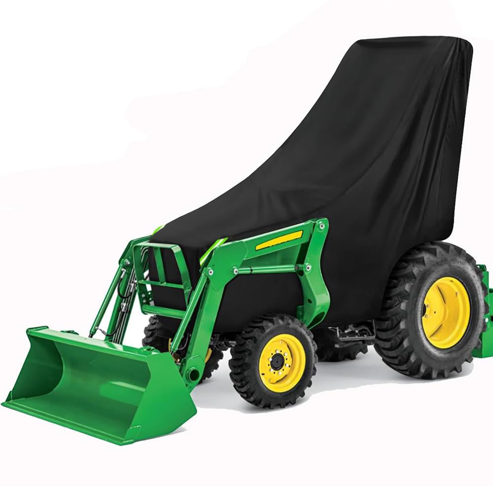 Housse De Tracteur Imperméable 600D – Compatible Kubota, John Deere, Mahindra, Bobcat (jusqu’à 200 Cm)