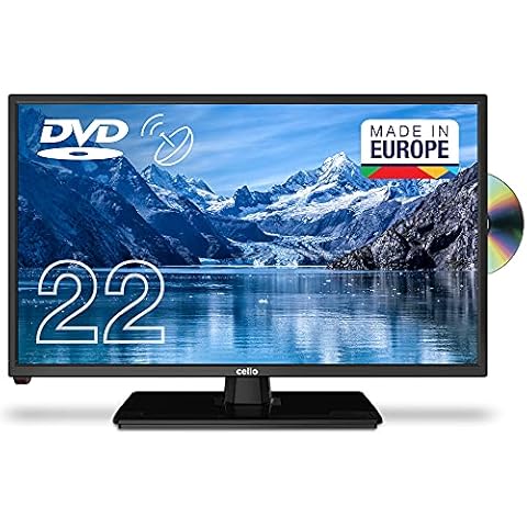 Televisor LED Full HD de 22 Pulgadas con Reproductor de DVD y Sintonizador Triple Cover
