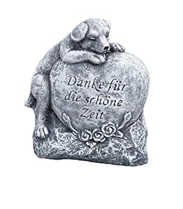 Stoneandstyle Grabstein Hund Danke ST272