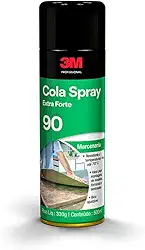 3M, Industrial, Adesivo Spray 90, Lata, 330 g, Preto