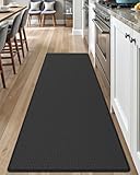 DEXI Kitchen Floor Mats Cushioned Anti Fatigue, 23x59, Large Wide Standing Runner Rug Waterproof, Comfort Memory Foam Padded for Front Sink Laundry, Black -  Derxi