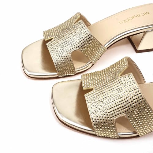 Image of Women's Chunky Open Toe Low Block Heels Kitten Dressy Heels for Women Low Heel Sandals for Women Summer Comfy Heels