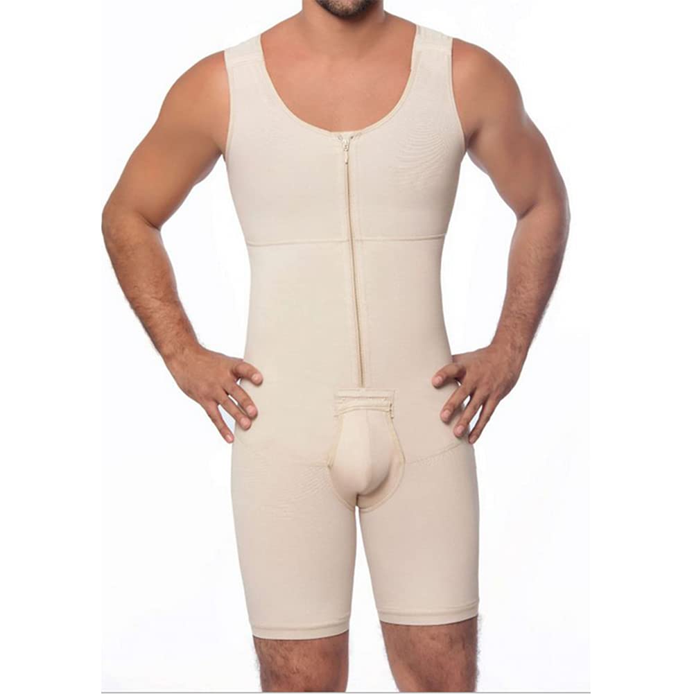 Herren Figurformende Shapewear Body Shaper Bodysuit Bauchkontrolle Butt Lift Assist S - 6XL