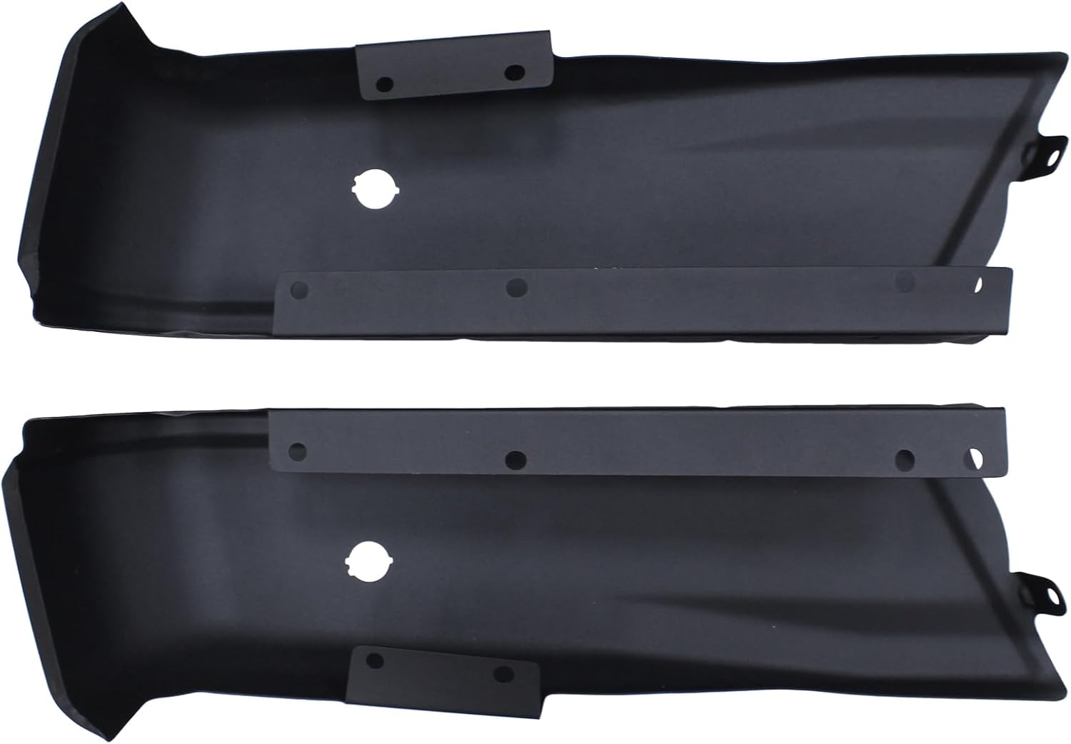 ApplianPar Driver and Passenger Side Rear Bumper Ends Steel with Parking Sensor Hole for Ford F150 2015-2020