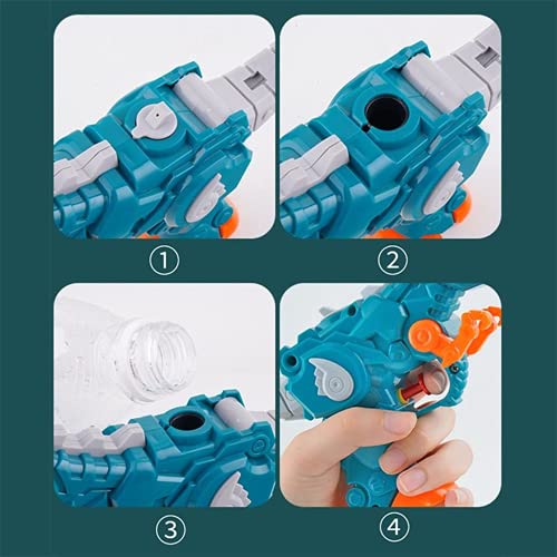 FZHGDFG Robot dinosaurus Water Guns Toys, Kids Spuiten Gun voor Kind Sum,Strand Zwembad Blaster Gun Draagbaar - Afbeelding 8