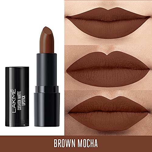 Image of Lakme Cushion Matte Lipstick|| Brown Mocha|| 4.5g