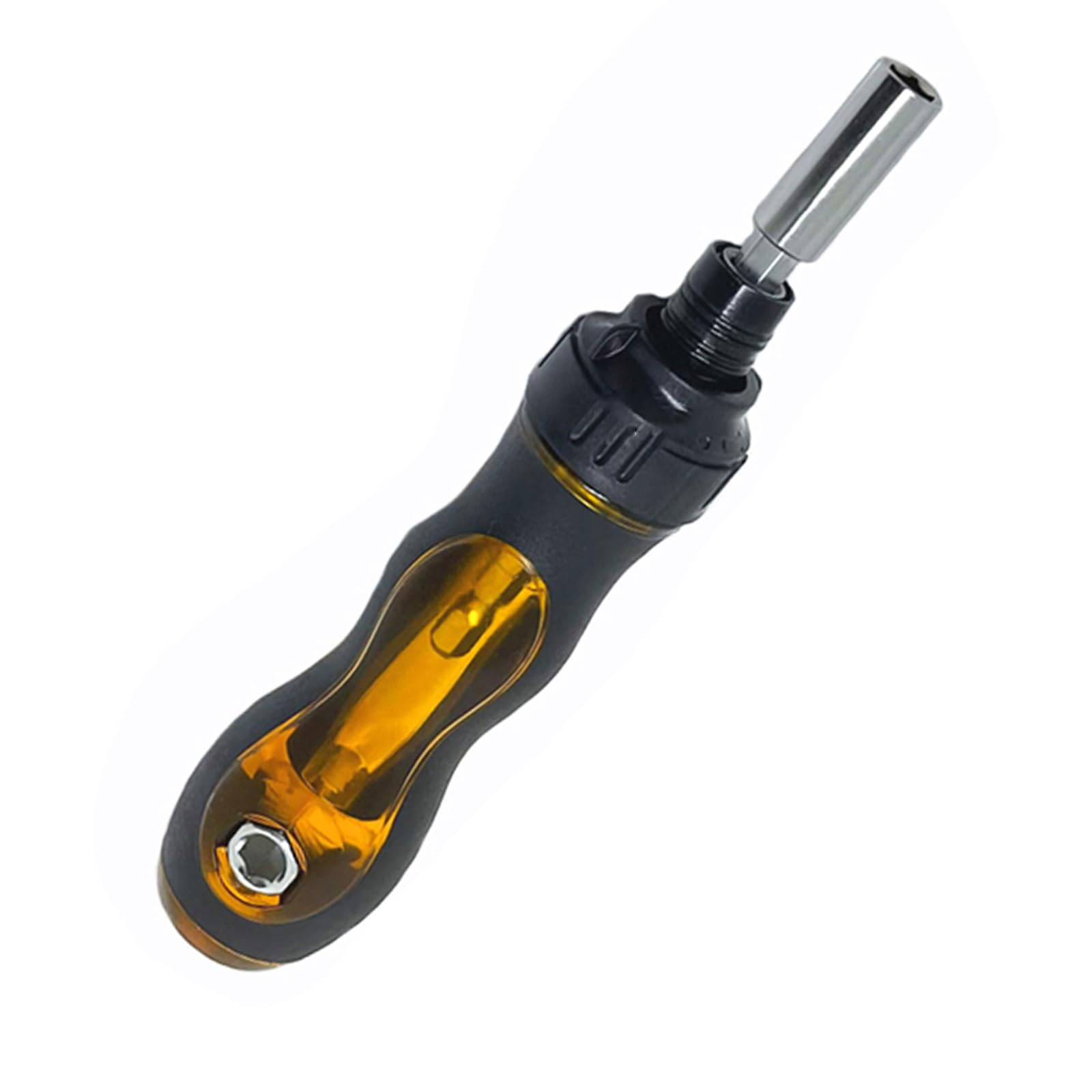 Kaccde Ergonomic Antislip Grip Hexagonal Screwdriver Handle Length Adjustable For Tight Space And Repair Tasks Telescopic Screwdriver Handle