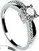 Produktbild Lars Benz Damen-Ring Verlobungsring 925 Silber Swarovski Zirkonia 1,4 Karat 56-mm