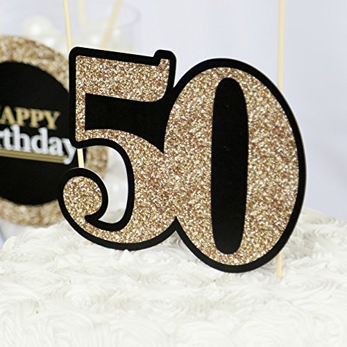 Adult 50Th Birthday - Gold - Decorations Diy Party Essentials - Set Of 20 #TOP4