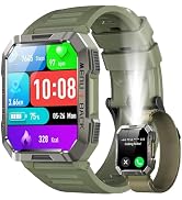 IOWODO Smartwatch Herren 2025 | 100 Tage Akku & Beleuchtung | IP68