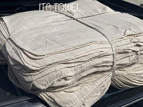 2500 Natural Unwashed Shop Towels Rags Superior Auto Mechanic Shop Rags 18x18 inch