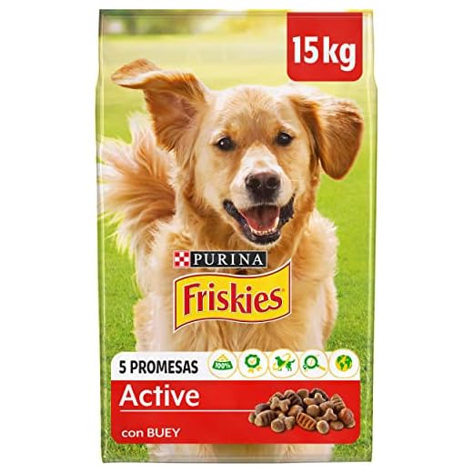 Purina Friskies Vitafit Active Pienso para Perro Adulto Buey 15 Kg