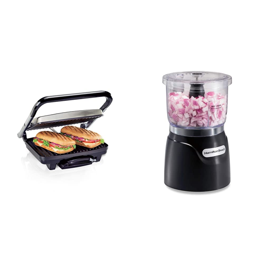 キッチン家電 Hamilton Beach Panini Press Amazon.com: Hamilton Beach 25410c Panini Press and Indoor Grill