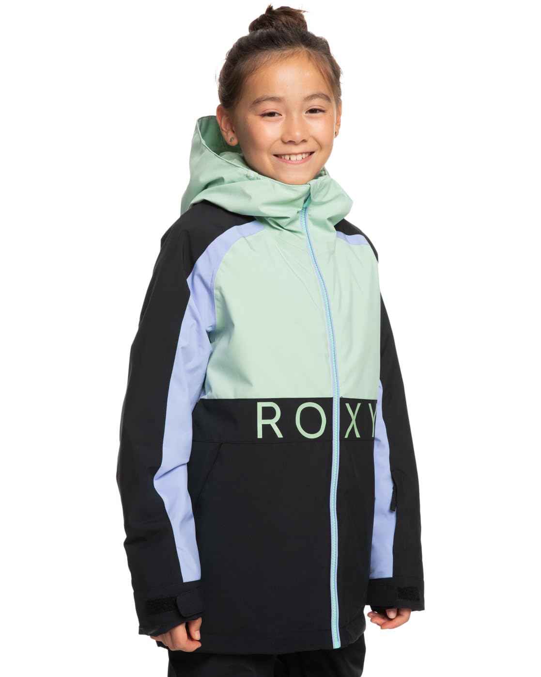 Roxy Snowmist - funkcjonalna kurtka śnieżna dla dziewczynek 4-16 ERGTJ03159., czarny (True Black), 8 Lata