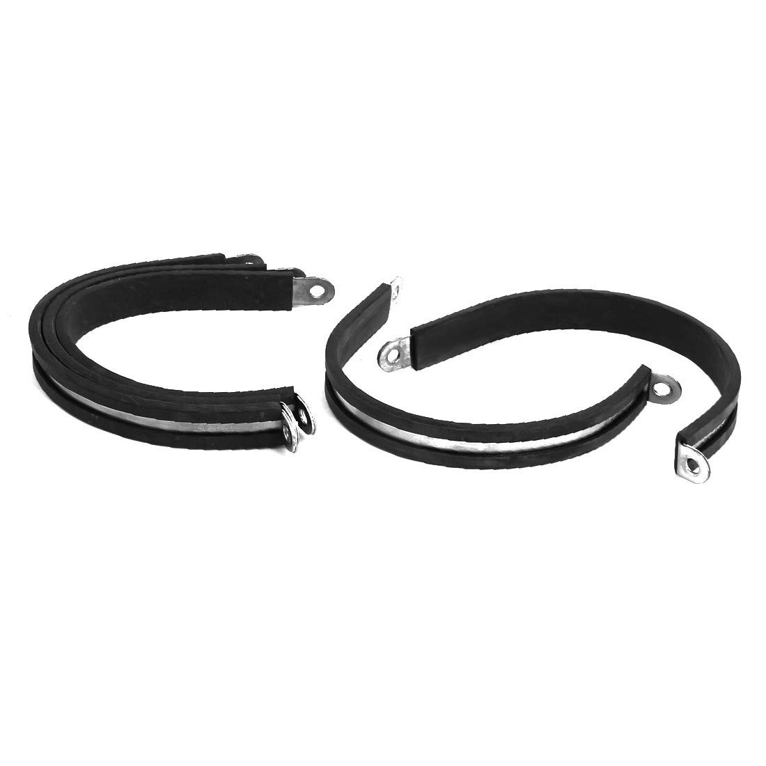EISTEE Schellen, Rohrschellen, Schlauchschelle, 70 mm Durchmesser, mit EPDM-Gummi ausgekleidet, zuverlässige Wirksamkeit, P-Clips, Kabel-Schlauchschellen, Halter, 5 Stück