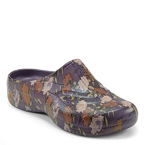 Image of Easy Spirit Martha Stewart Collection Tgarden Plum Floral Multi 6 M (B)