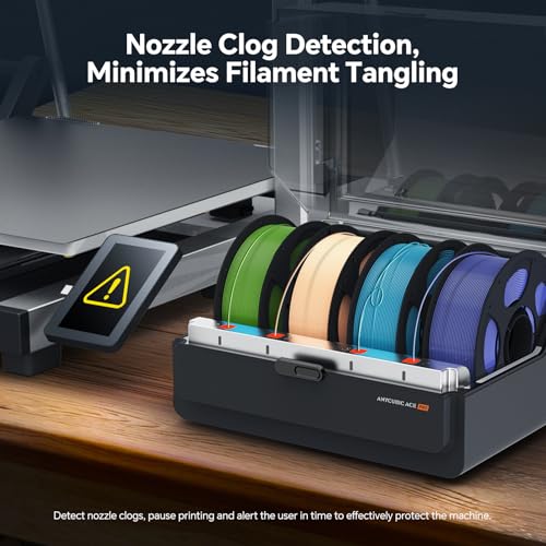 Image of Anycubic ACE Pro Multicolor 3D Printer Filament Dryer Box for Kobra 3 Max | Not for Anycubic Kobra S1 and Kobra X, Filament Auto Backup and Intelligent Identification