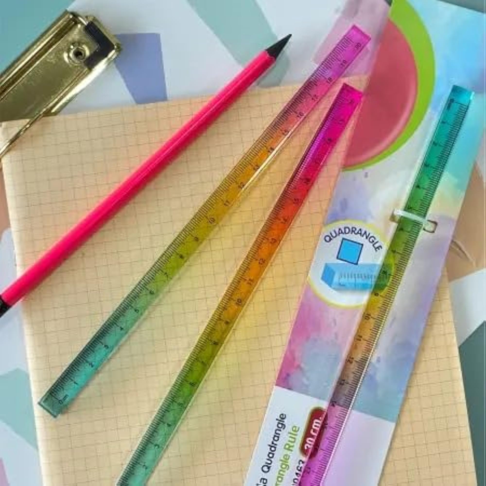 Transparent Acrylic Ruler, 30 Cm, Pack of 1