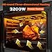 Empava 24 Inch Electric Single Wall Oven 10 Cooking Functions Deluxe 360° ROTISSERIE with Sensitive Touch Control in Stainless Steel, SC02