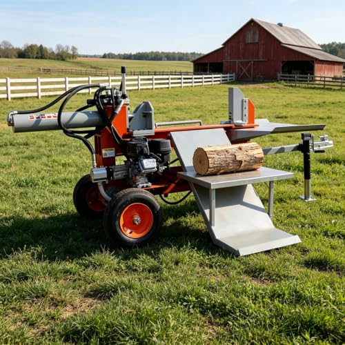 Horizontal Towable Hydraulic Timber Splitter