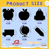 JULMELON 36 PCS Welcome Back to School Scratch Art for Kids, Back to School Crafts for Kids Rainbow Magic Scratch Paper Cards First Day of Schools Gifts for Students Classroom DIY Crafts Party Favors