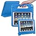 HDE iPad 6th Generation Case for Kids – iPad 9.7 inch 5th and 6th Generation Cases for Kids Shock Proof Protective Light Weight Cover with Handle Stand for Apple iPad 9.7 with Pencil Holder - Blue