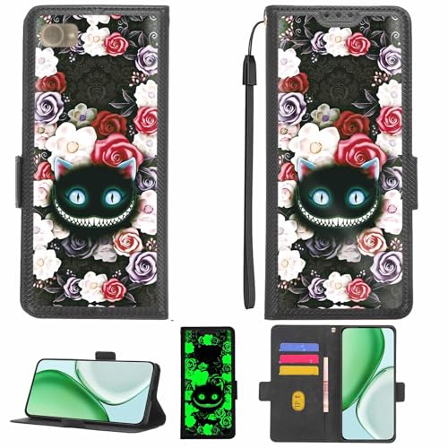 Aroepurt Case Compatible for Klipad V356 V356B KL502 Phone Case Flip Cover [with Tempered Glass Screen Protector][RFID Blocking][Luminous Effect] LPT-LZM