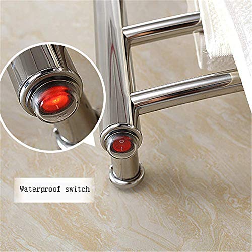 Chauffe-serviettes mural haut de gamme en acier inoxydable durable - 7