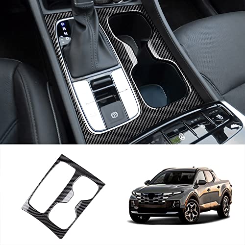 GZBFTDH Car Accessories Gear Shift Knob Cover Panel Compatible for Hyundai Santa Cruz 2022 2023, Central Consoles Shift Boots Knobs Frame LHD