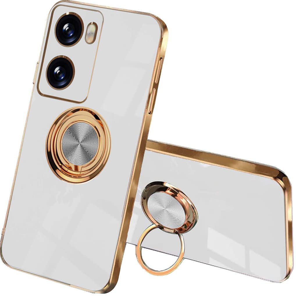 SEAHAI Cover per Oppo A57s / Oppo A57 4G, Custodia Protettiva Ultra Sottile ed Elegante in Silicone TPU Flessibile, Glitter Placcatura Phnom Penh Design Cover Antiurto Case, Viola