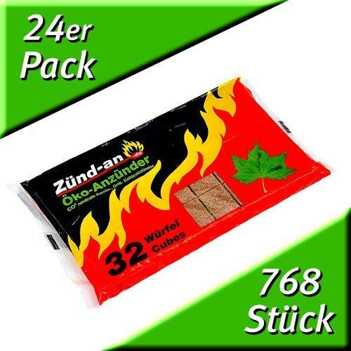 A WOOD STOVE ACCENDITORE Eco Firestarters Non-Toxic ACCENDITORE Grill Nobody Smoked 768 Nut in the Window