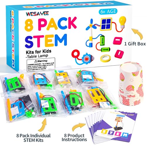 Bulk STEM Kits, 8 Set Electric Light Circuit Science Kits for Kids Age 8-12 - Image 3