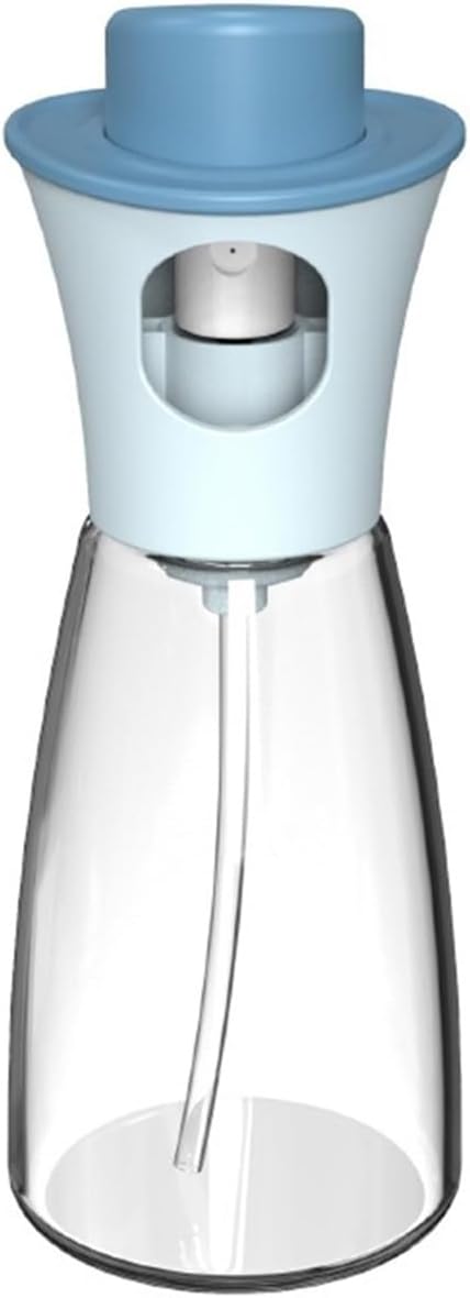 Oil Spray Bottle for Cooking, 180ml Glass Dispenser, Mist Sprayer for Kitchen, BBQ and Baking