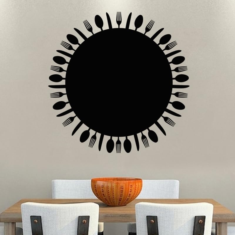 Ambiance sticker ardoise tableau noir adhésif effaçable 100x100 cm