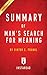 Summary of Man's Search for Meaning: by Viktor E. Frankl Includes Analysis