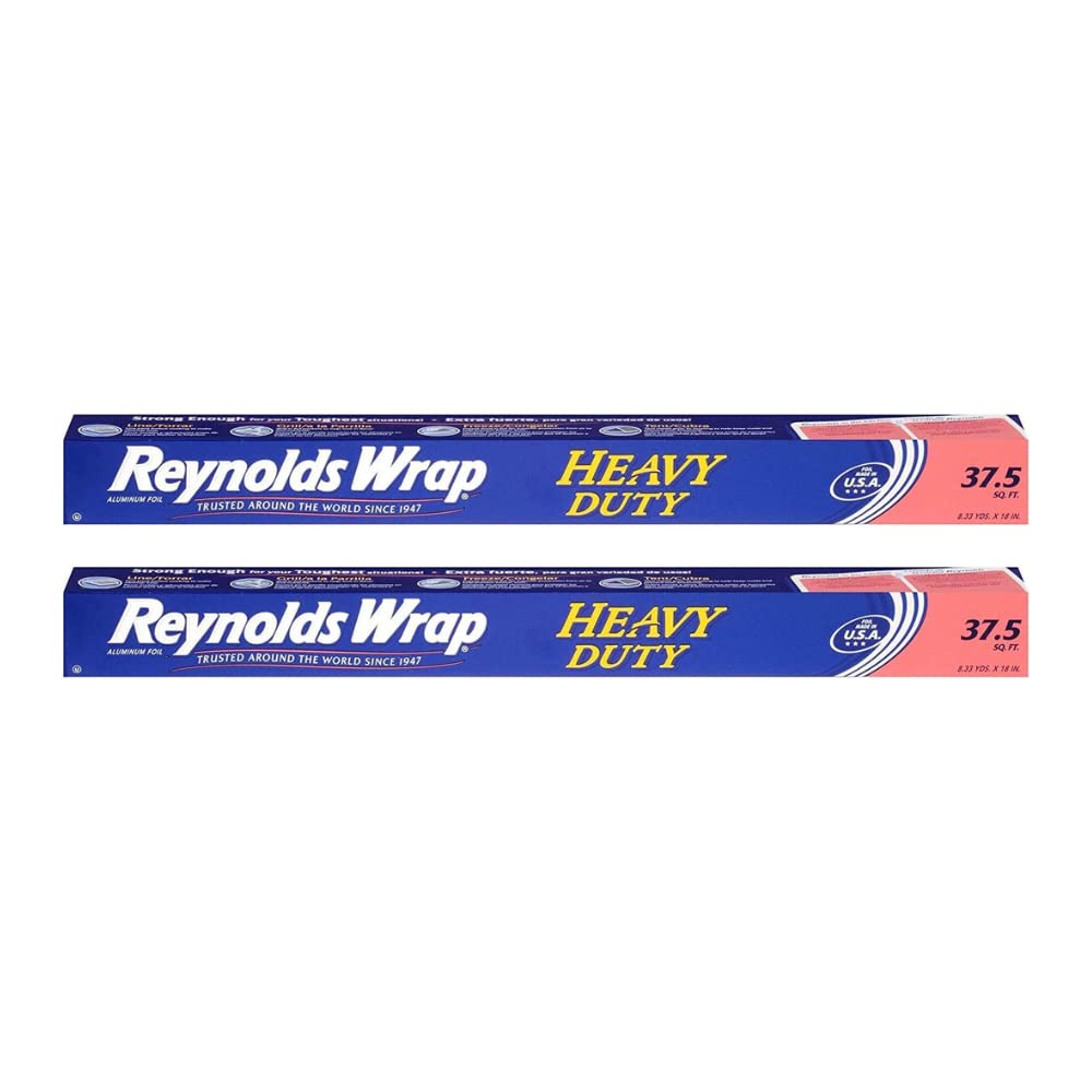 Reynolds Wrap Robuste Aluminiumfolie, 95 m² Rolle (2 Stück)