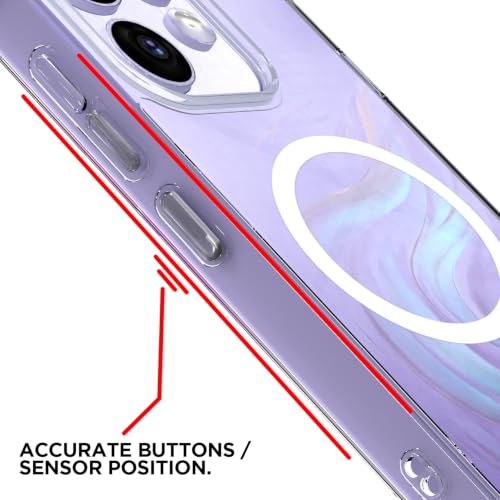 Image of Outlouders Back Cover for Oppo Reno 16 5G | Magnetic-Safe | Transparent PC + TPU | Magnetic Support | Shockproof Protection Bumper Case (Transparent)