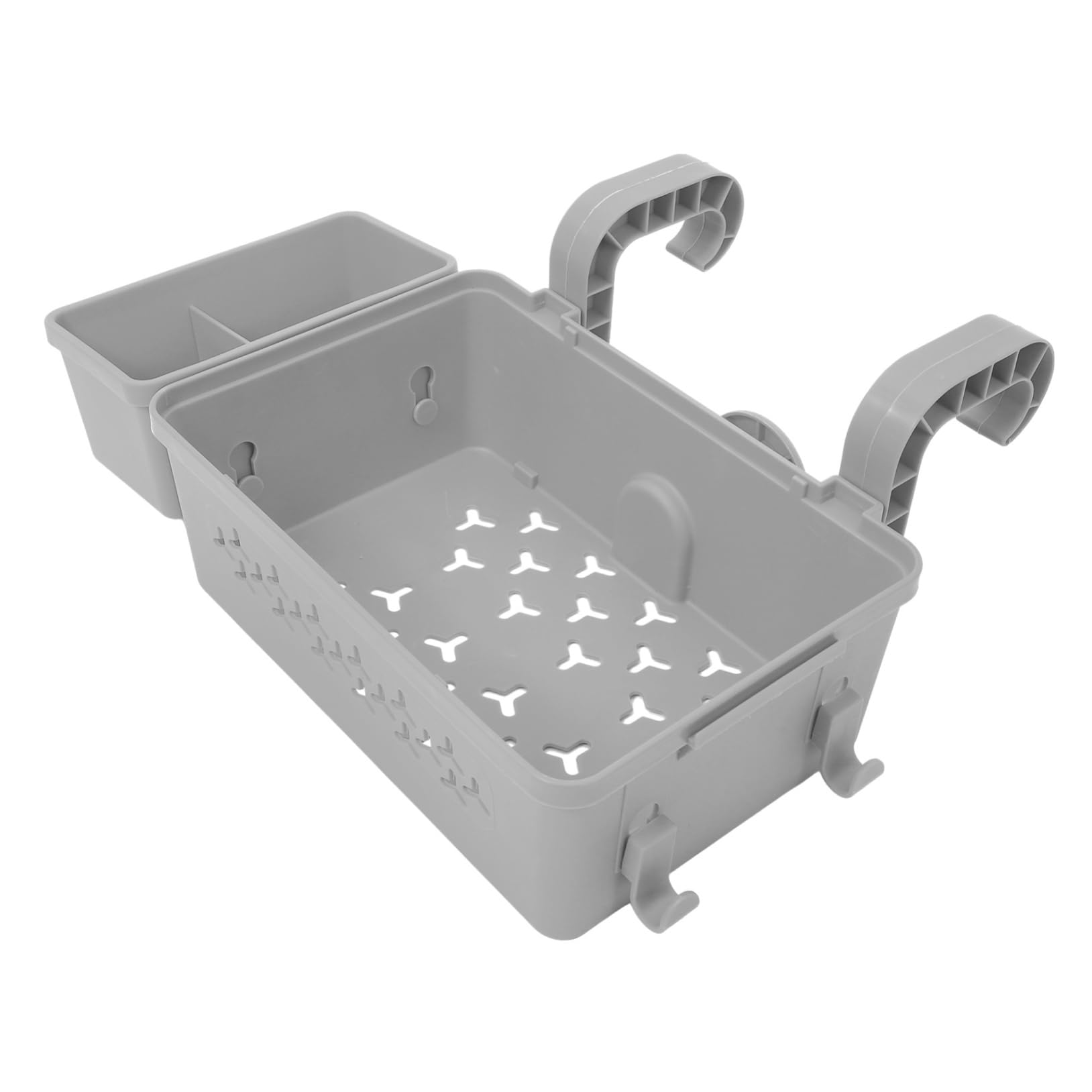 Cesto Portasciugamani Sospeso per Bordo Piscina, Capienza Ampia | Pp, Interno ed Esterno, Design Moderno e Linee Pulite, Soluzione Portatile per Organizzazione Sospesa