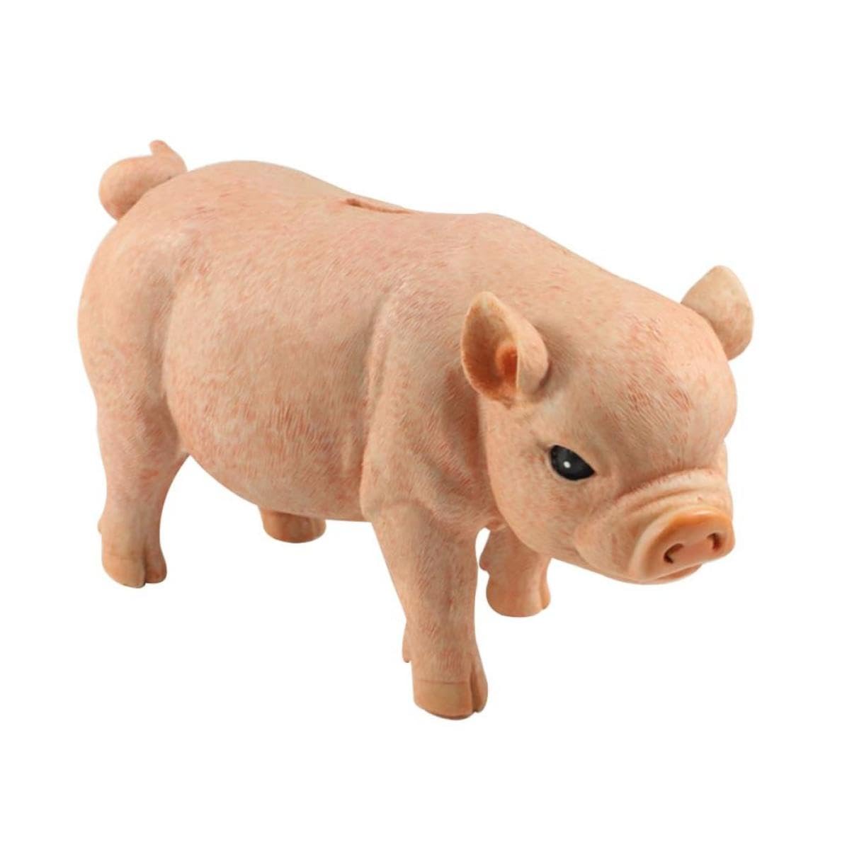 Tirelire de cochon rose en résine, le cadeau idéal pour enfants