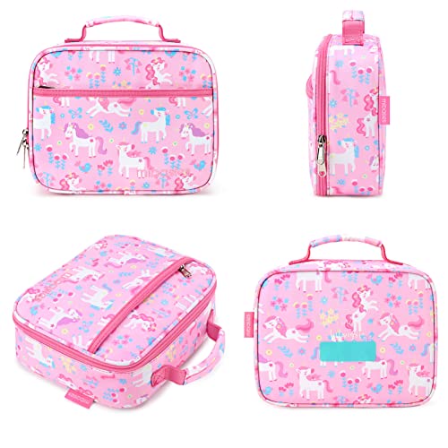 Mibasies Kids Unicorn Lunch Box For Girls Toddler Insulated Lunch Bag #TOP4