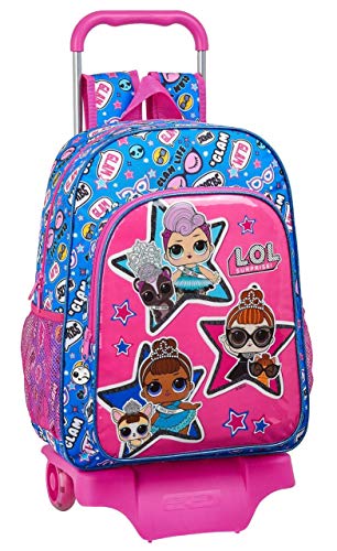 LOL Surprise Together: Mochila Safta Escolar Grande con Carro  Multicolor
