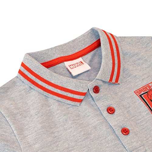 Marvel Boys Spider-Man Polo Shirt Kids Short Sleeve T-Shirt3