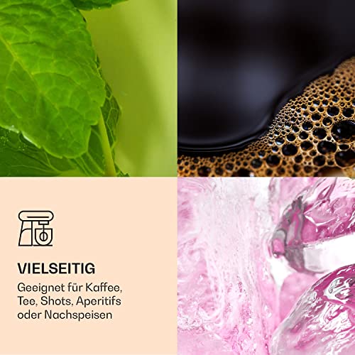 2x 80ml Doppelwand Espressogläser, Thermogläser - Set mit Schwebe-Effekt, auch für türkischen Tee geeignet, DUOS by… - Image 6