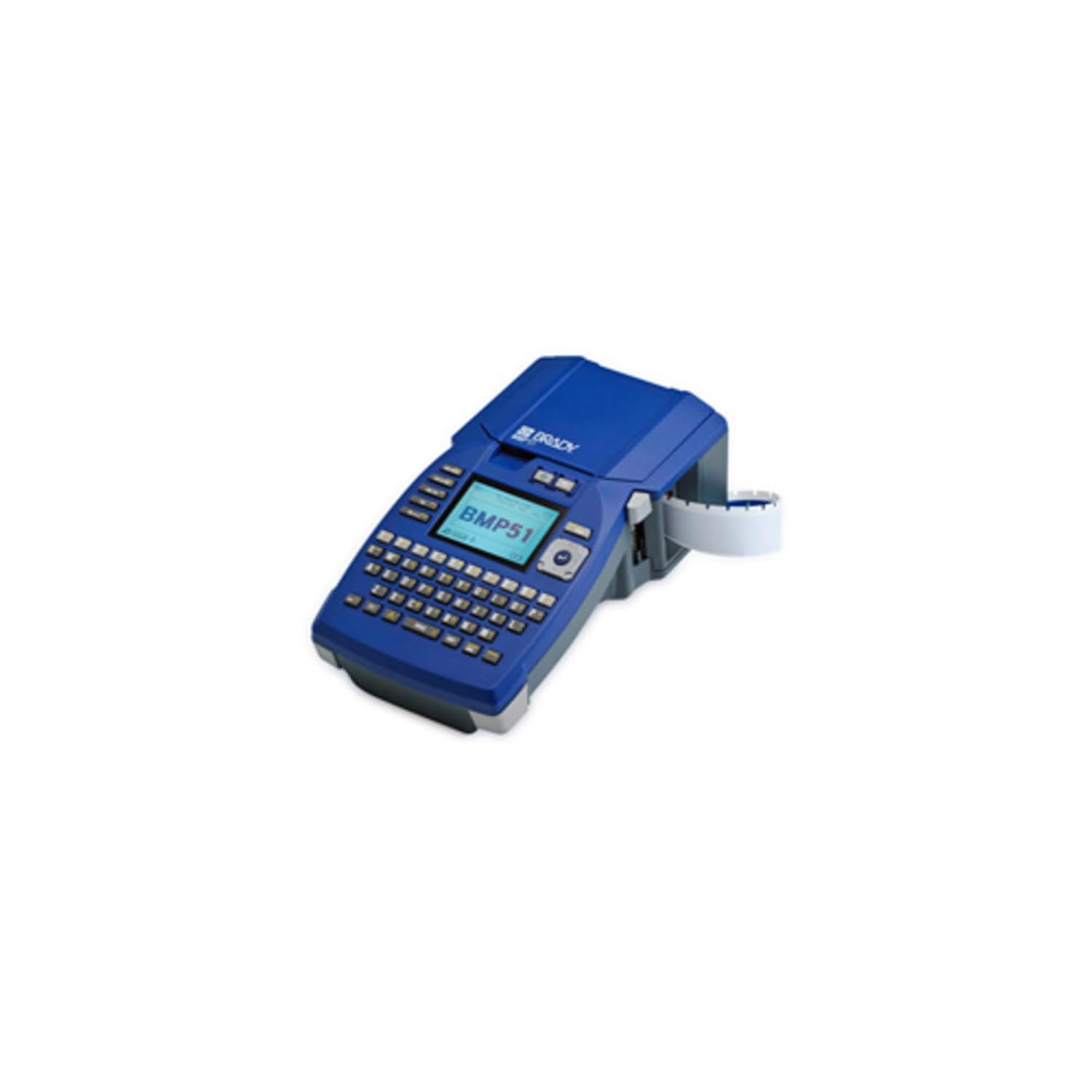 Brady - 143222 MC-187-342 Polyolefin B-342 Black on White Label Maker Cartridge, 7' Width x 21/64" Height, For BMP51/BMP53 Printers